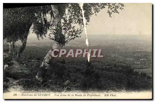Cartes postales Gueret Vue Prise de la Route de Peyrabout