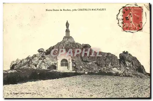 Ansichtskarte AK Chatelus Malvaleix Notre Dame de Roches pres