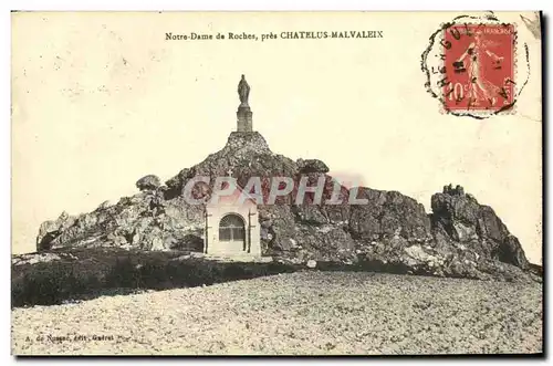 Cartes postales Chatelus Malvaleix Notre Dame de Roches pres