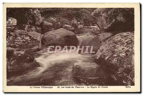 Ansichtskarte AK Creuse Pittoresque Les du Thaurion La Rigole du Diable