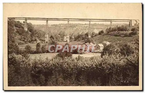 Cartes postales Busseau Sur Creuse Viaduc sur la ligne de Limoges a Montlucon