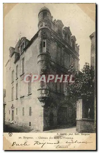 Ansichtskarte AK Bergerac Chateau des Rois de France