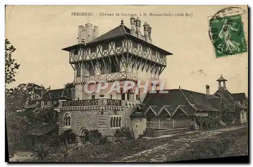Cartes postales Bergerac Chateau de Garrigne a Mounet Sully