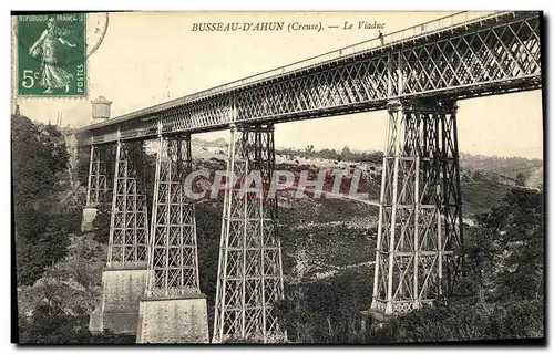 Cartes postales Busseau D Ahun Le Viaduc