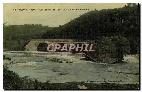 Cartes postales Anzeme Les bords du Thorion Le pont du palais