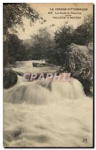 Ansichtskarte AK Valliere et Royere La Creuse Pittoresque Les bords du Thaurion