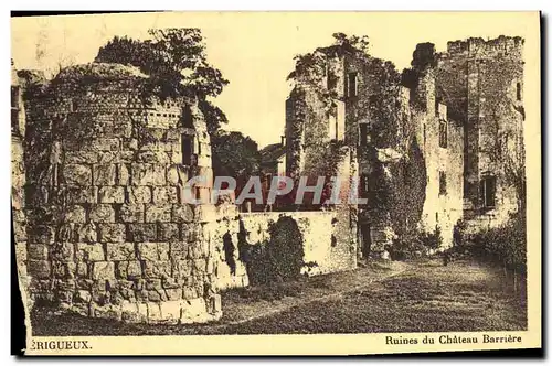 Cartes postales Perigueux Ruines du Chateau Barriere