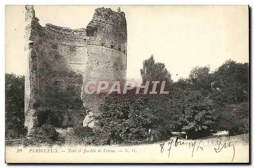 Cartes postales Perigueux Tour et Jardin de Vesoue