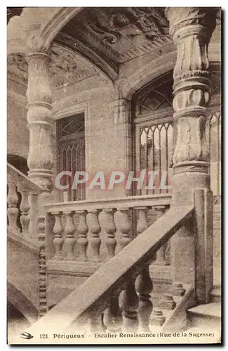 Cartes postales Perigueux Escalier Renaissance Rue de ls Sagesse