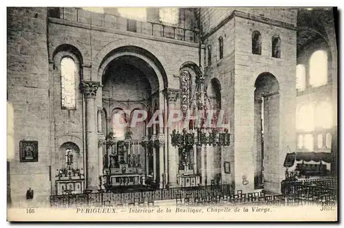 Ansichtskarte AK Perigueux Interieur de la Basilique Chapelle de la vierge