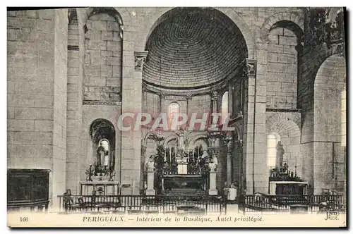 Cartes postales Perigueux Interieur de la Basilique Autel privilegie