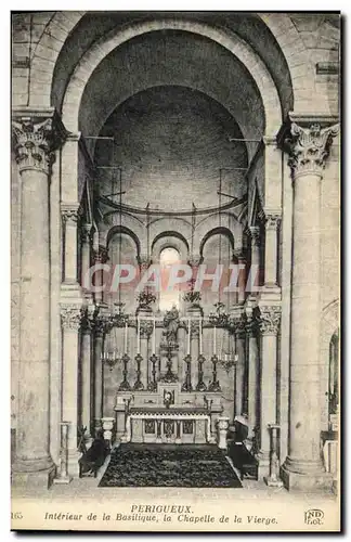 Cartes postales Perigueux Interieur de la Basilique la Chapelle de la Vierge
