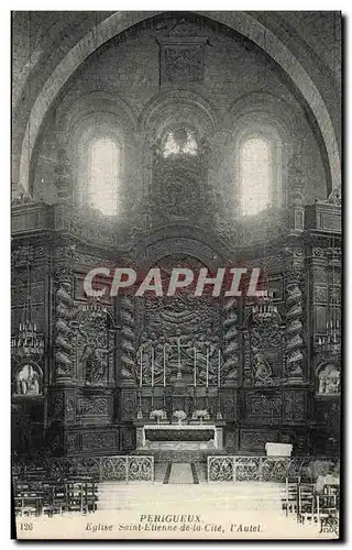 Cartes postales Perigueux Eglise Saint Etienne de la Cite L Autel