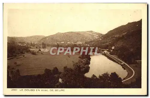 Cartes postales Le Doubs En Aval De Beure