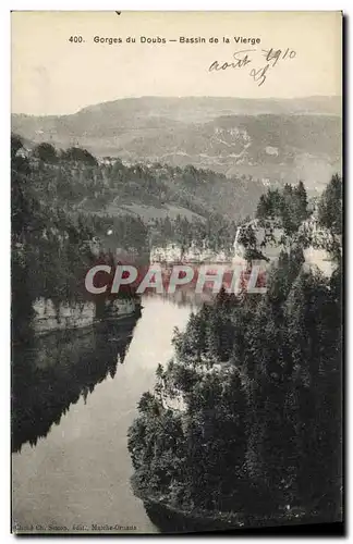 Cartes postales Gorges du Doubs Bassin de la Vierge