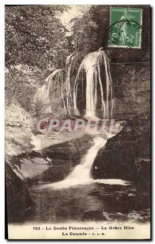 Cartes postales La Grace Dieu La cascade