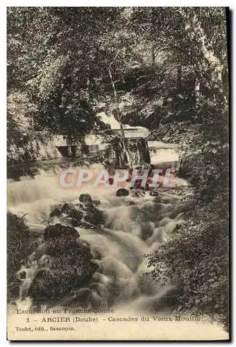 Cartes postales Arcier Cascades du Vieux Moulin