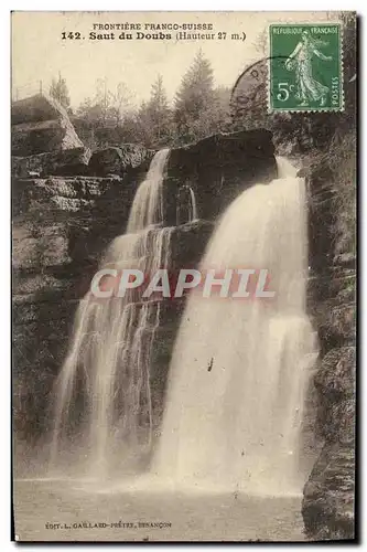 Cartes postales Frontiere Franco Suisse Saut du Doubs