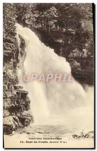 Cartes postales Frontiere Franco Suisse Saut du Doubs