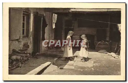 Cartes postales Chocolat Kilaus Morteau France Doubs Enfants Folklore Ecolier