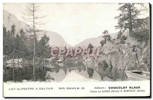 Cartes postales Lac Alpestre a Salvan