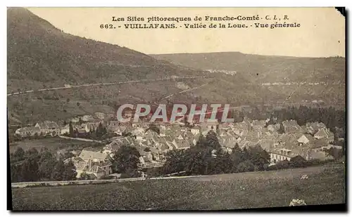 Cartes postales Vuillafans Valle de la Loue Vallee de la Loue Vue generale