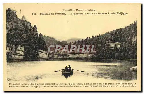 Ansichtskarte AK Bassins du Doubs Deuxieme Bassin ou Bassin Louis Philippe