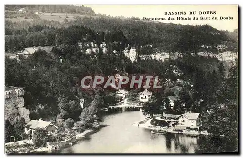 Ansichtskarte AK Bassins du Doubs Panorama des Hotels du Saut du Doubs