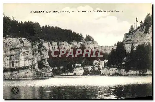 Ansichtskarte AK Bassins du Doubs Le Rocher de l Echo