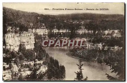 Cartes postales Frontiere Franco Suisse Bassins du Doubs