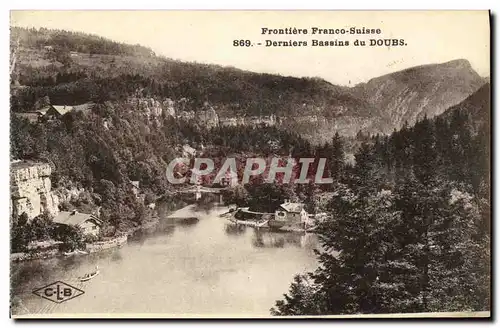 Cartes postales Derniers Bassins du Doubs