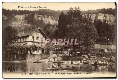 Cartes postales Bassins du Doubs Bassin Cote Suisse L Hotel