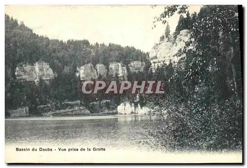 Cartes postales Bassins du Doubs Vue prise de la Grotte