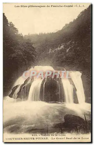 Cartes postales Mouthier Haute Pierre Le Grand Saut de la Loue