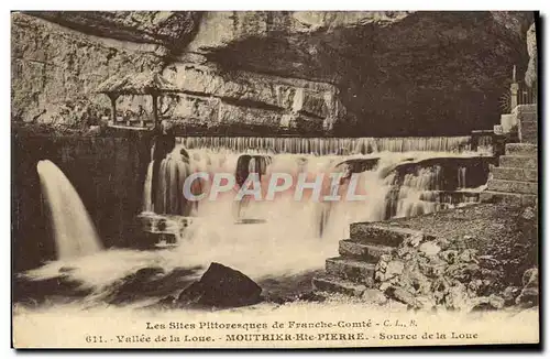 Cartes postales Vallee de la Loue Mouthier Hte Pierre Source de la Loue