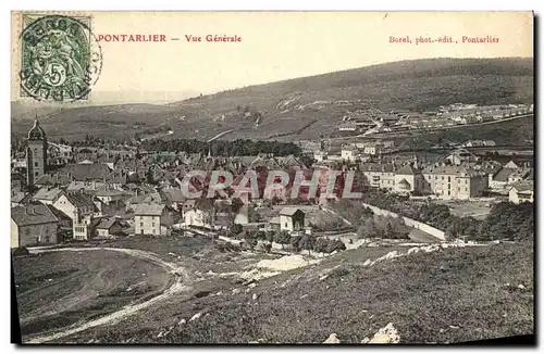 Cartes postales Pontarlier Vue Generale