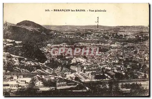 Ansichtskarte AK Besancon les Bains Vue generale