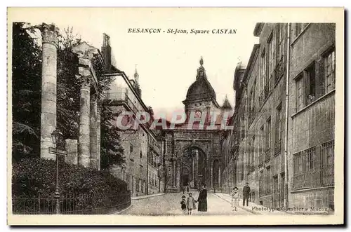 Cartes postales Besancon St Jean Square Castan