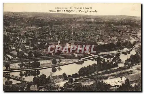 Cartes postales Besancon Vue generale