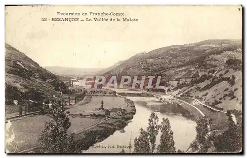 Cartes postales Besancon La Vallee de la Malate