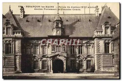 Cartes postales Besancon les Basins Palais de Justice Ancien Parlement de Franche Comte