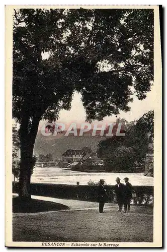 Cartes postales Besancon Echappee sur le Barrage