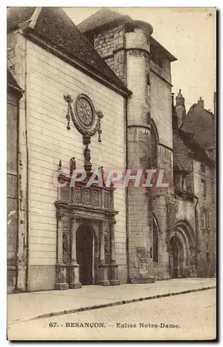 Ansichtskarte AK Besancon Eglise Notre Dame