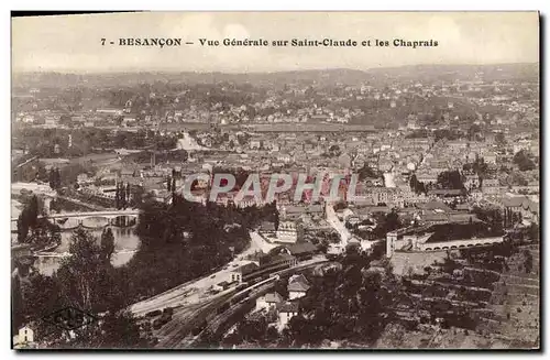 Ansichtskarte AK Besancon Vue Generale sur Saint Claude et les Chaprais