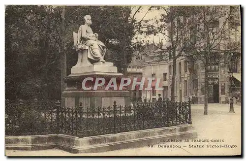 Cartes postales Besancon Statue Victor Hugo Maison Arthur