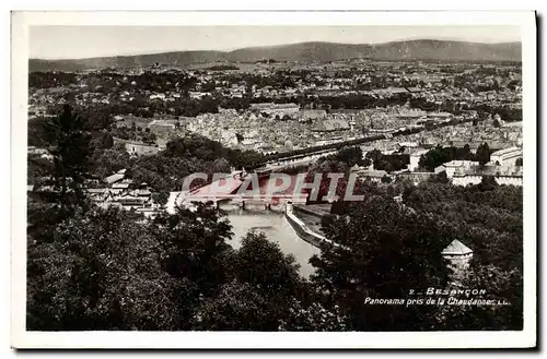 Cartes postales Besancon Panorama prise de la Chaudanne
