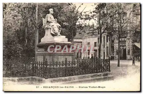 Cartes postales Besancon Les Bains Statue Victor Hugo Maison Arthur