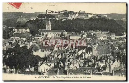 Cartes postales Besancon La Citadelle prise du Clocher de St Pierre