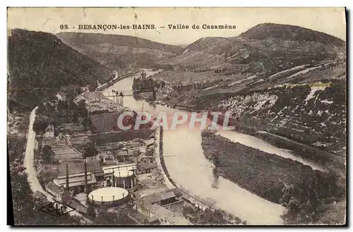 Cartes postales Besancon les Bains Vallee de Casamene