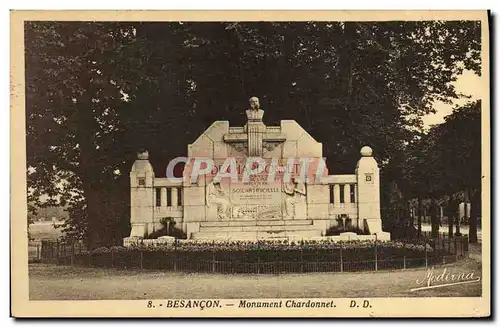 Cartes postales Besancon Monument Chardonnet